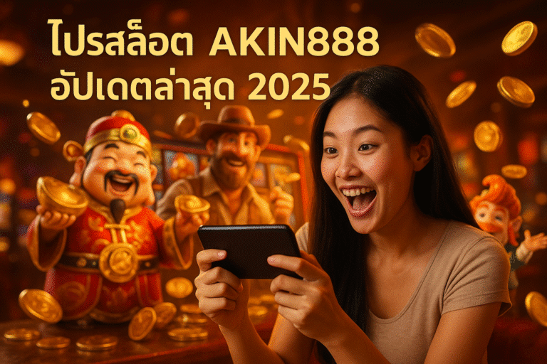 โปรสล็อต AKIN888 อัปเดตล่าสุด 2025