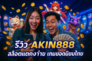 รีวิว AKIN888 สล็อตแตกง่าย เกมยอดนิยมไทย